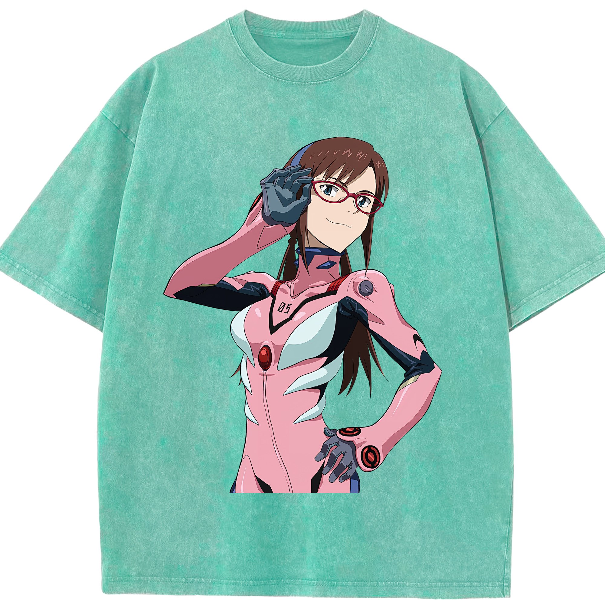 （画像用） EVA 新世紀エヴァンゲリオン 綿100% ヴィンテージ風 半袖Tシャツ（フロントプリント）